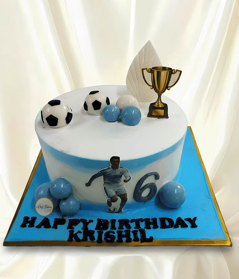 Football Theme Birthday Cake
