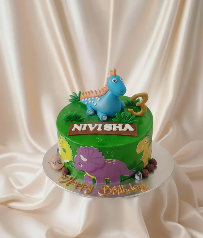 Dinosaur Theme Cake
